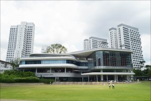 Exterior photo of the National University of Singapore