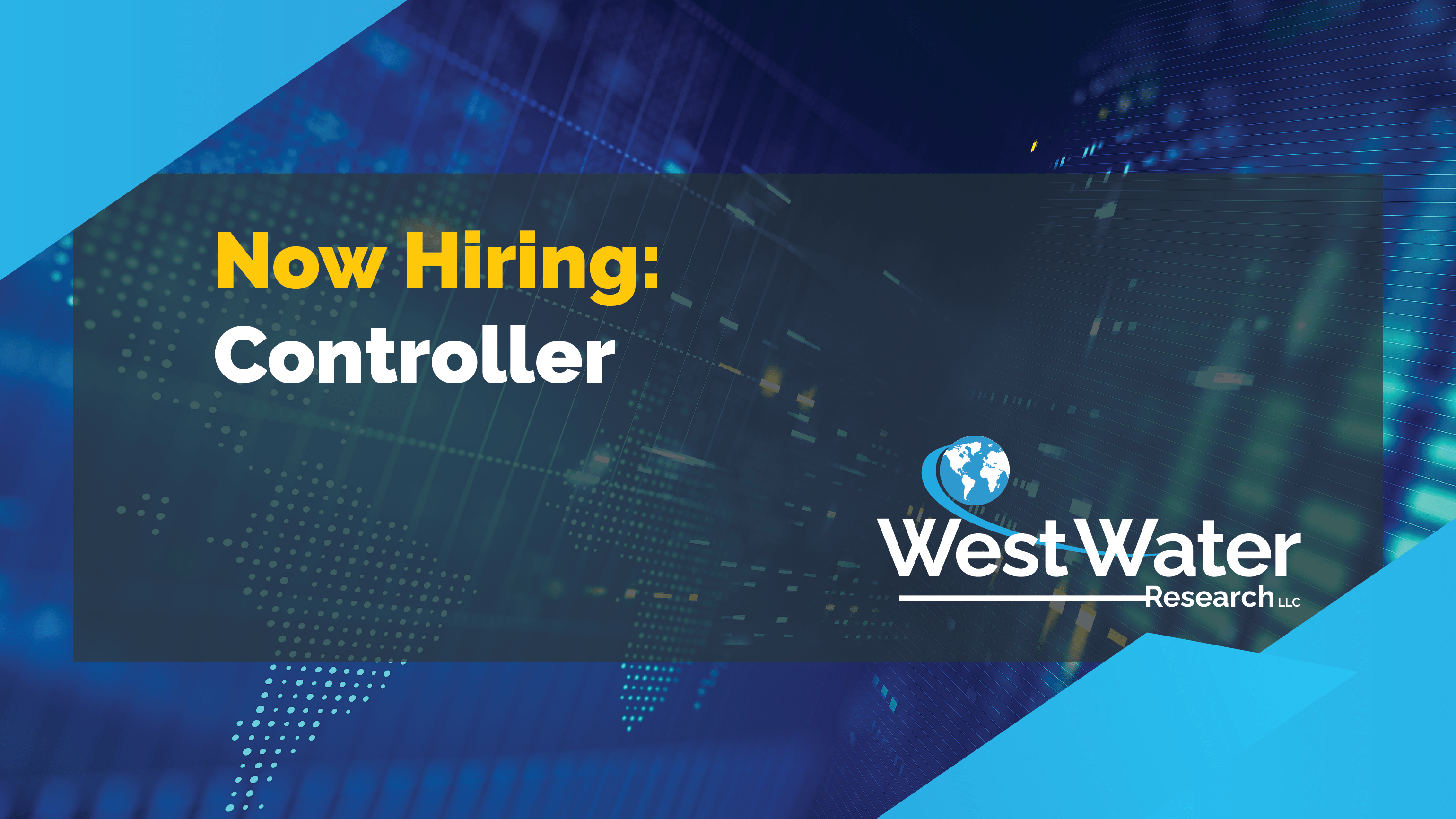 NOW HIRING: Controller